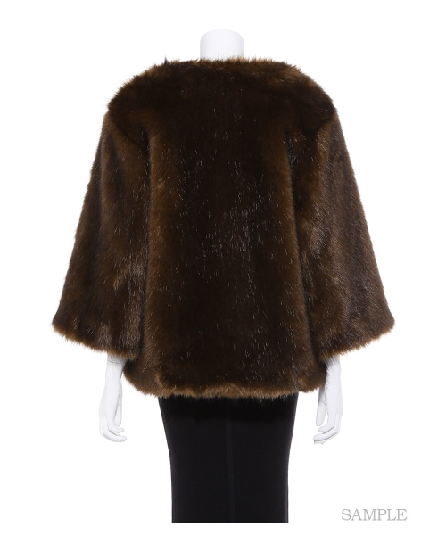 FRAY I.D（フレイアイディー）の「ミンク調ファイクファーコート