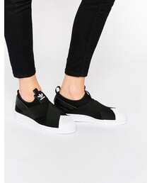 adidas | Adidas adidas Orginals Black Superstar Slip On Sneakers(スニーカー)