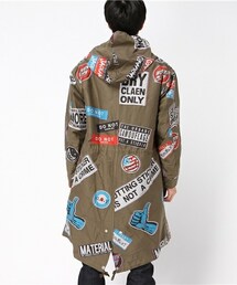 Doublet ジャガードモッズコート 17ss M white ジャガード Doublet ジャガードモッズコート 17ss M white ジャガード メンズの