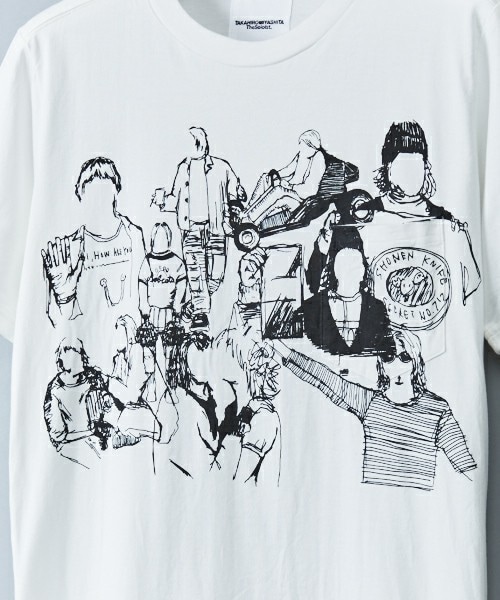TAKAHIROMIYASHITATheSoloIst.(タカヒロミヤシタザソロイスト)の「TAKAHIRO MIYASHITA The SoloIst. 『DRAWING2』Tシャツ(Tシャツ/カットソー・メンズ・ホワイト・46/48)」の6枚目の写真