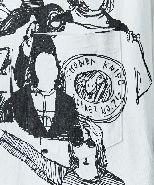 TAKAHIROMIYASHITATheSoloIst.(タカヒロミヤシタザソロイスト)の「TAKAHIRO MIYASHITA The SoloIst. 『DRAWING2』Tシャツ(Tシャツ/カットソー・メンズ・ホワイト・46/48)」の7枚目の写真