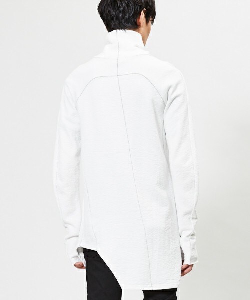 The Viridi-anne（ザヴィリディアン）の「The Viridi-anne ハイネックジャガードカットソー（Tシャツ/カットソー・メンズ・ホワイト/ブラック・3/2）」の16枚目の写真