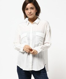 INTERPLANET | 9分丈フラップポケットシャツ(シャツ/ブラウス)