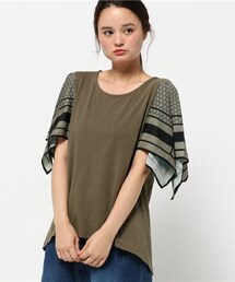 INTERPLANET | スカーフスリーブP/O(Tシャツ/カットソー)