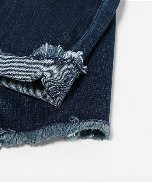 INTERPLANET（インタープラネット）の「BASICデニムボーイズパンツ（デニムパンツ・レディース・ブルー・25inch/26inch）」の9枚目の写真