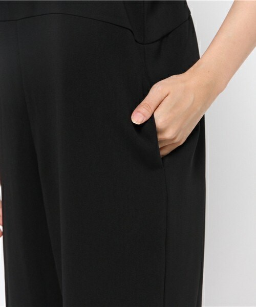 actuel（アクチュエル）の「キャミ型オールインワン（つなぎ/オールインワン・レディース・ブラック/ネイビー・FREE）」の7枚目の写真