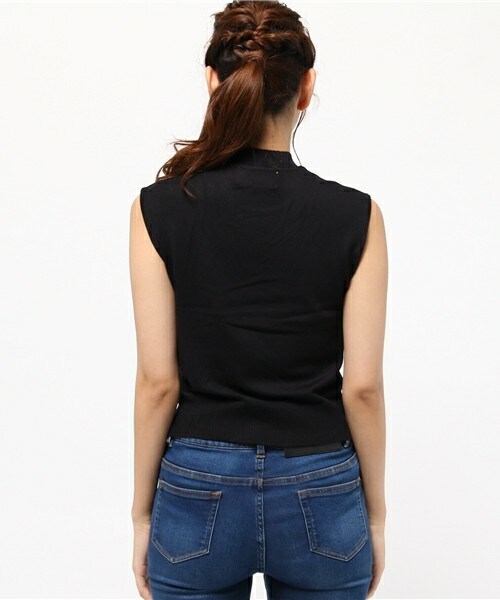 archives（アルシーヴ）の「【店舗限定商品】ハイネックノースリ（ニット/セーター・レディース・ブラック/グレー/モカ/ワイン・MEDIUM）」の7枚目の写真