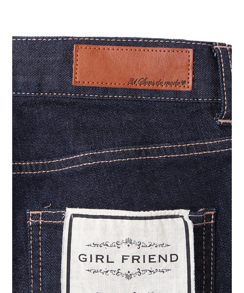 31 Sons de mode（トランテアン　ソン　ドゥ　モード）の「≪新作≫ガールフレンドデニム（パンツ・レディース・インディゴブルー/サックスブルー・36/38）」の3枚目の写真