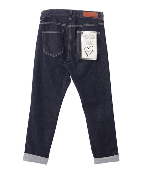 31 Sons de mode（トランテアン　ソン　ドゥ　モード）の「≪新作≫ガールフレンドデニム（パンツ・レディース・インディゴブルー/サックスブルー・36/38）」の5枚目の写真