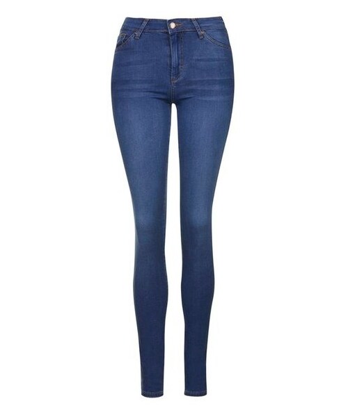 TOPSHOP（トップショップ）の「Topshop 'Leigh' Ankle Skinny Jeans（デニムパンツ・レディース・Blue・Regular 25 x 30/Regular 25 x 32/Regular 26 x 30/Regular 26 x 32/Regular 28 x 30/Regular 28 x 32/Regular 30 x 30/Regular 30 x 32/Regular 32 x 30/Regular 32 x 32/Regular 34 x 30/Regular 34 x 32）」の2枚目の写真