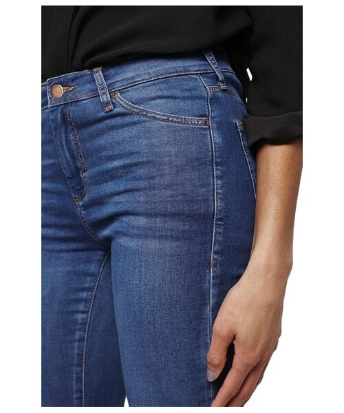 TOPSHOP（トップショップ）の「Topshop 'Leigh' Ankle Skinny Jeans（デニムパンツ・レディース・Blue・Regular 25 x 30/Regular 25 x 32/Regular 26 x 30/Regular 26 x 32/Regular 28 x 30/Regular 28 x 32/Regular 30 x 30/Regular 30 x 32/Regular 32 x 30/Regular 32 x 32/Regular 34 x 30/Regular 34 x 32）」の3枚目の写真