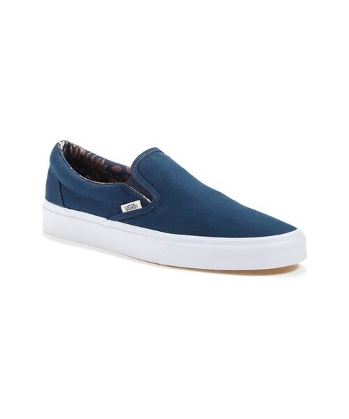 VANS(バンズ)の「Vans 'Classic' Slip-On Sneaker (Unisex) (Nordstrom Exclusive)(スニーカー・レディース・Blue・Regular 10 M/Regular 10.5 M/Regular 11 M/Regular 11.5 M/Regular 12 M/Regular 13 M/Regular 5 M/Regular 5.5 M/Regular 6 M/Regular 6.5 M/Regular 7 M/Regular 7.5 M/Regular 8 M/Regular 8.5 M/Regular 9 M/Regular 9.5 M)」の6枚目の写真