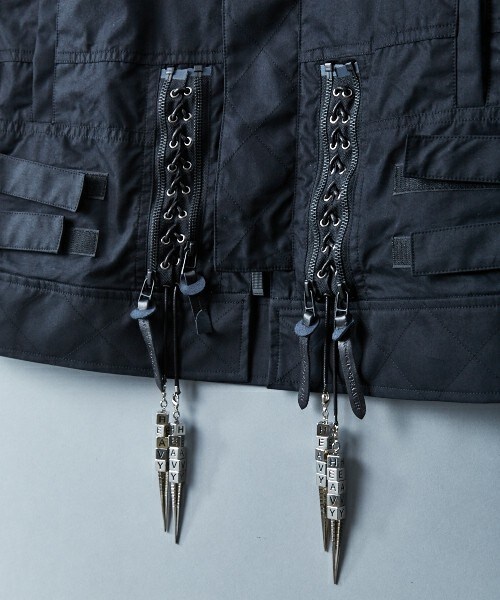 yoshiokubo(ヨシオクボ)の「yoshio kubo M-65(ミリタリージャケット・メンズ・ブラック/ライトブラウン・3)」の14枚目の写真