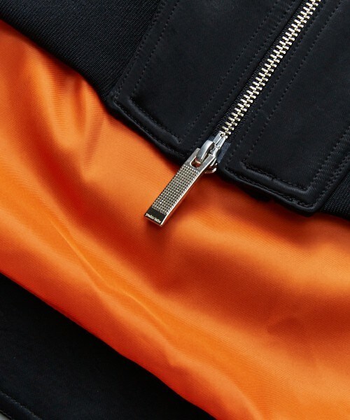 yoshiokubo(ヨシオクボ)の「yoshio kubo レースアップMA-1(ブルゾン・メンズ・ブラック・1/2)」の7枚目の写真