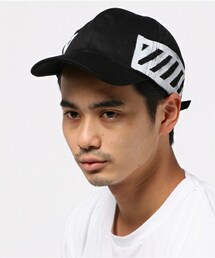 off white | OFF WHITE 『BRUCHED DIAGONALS』キャップ(キャップ)