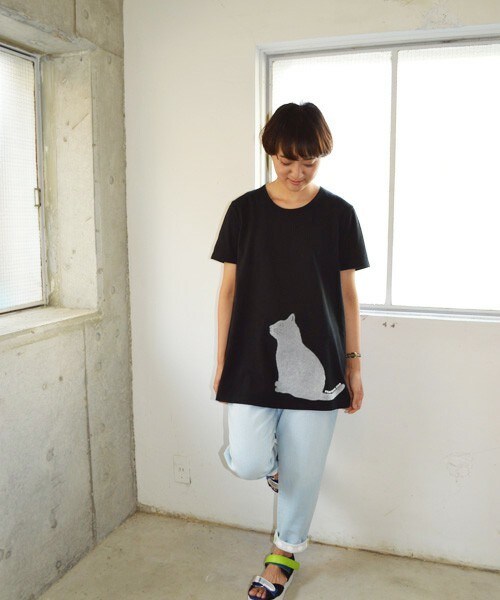 FRAPBOIS（フラボア）の「ZOOフローT（Tシャツ/カットソー・レディース・ホワイト系その他/ホワイト系その他2/ブラック系その他3/ブラック系その他4・1）」の12枚目の写真