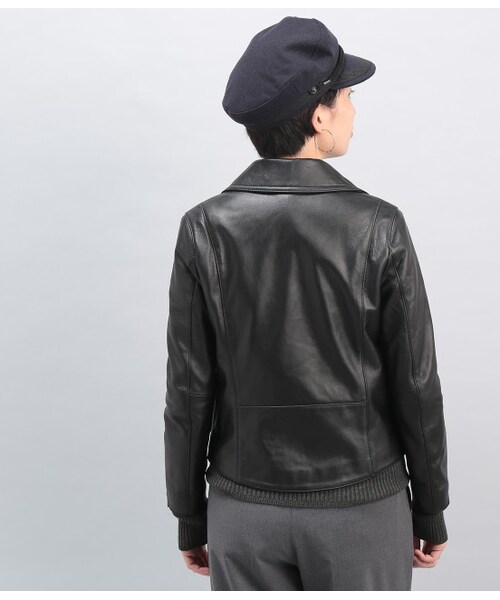 LE JUN（ルジュン）の「レザーライダースジャケット（ジャケット/アウター・ブラック・S/M）」の5枚目の写真