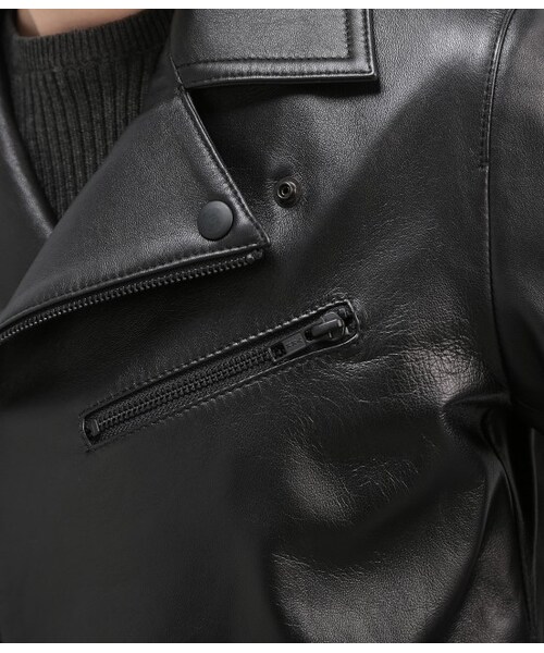 LE JUN（ルジュン）の「レザーライダースジャケット（ジャケット/アウター・ブラック・S/M）」の9枚目の写真