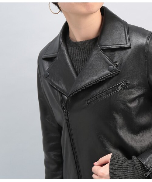 LE JUN（ルジュン）の「レザーライダースジャケット（ジャケット/アウター・ブラック・S/M）」の6枚目の写真
