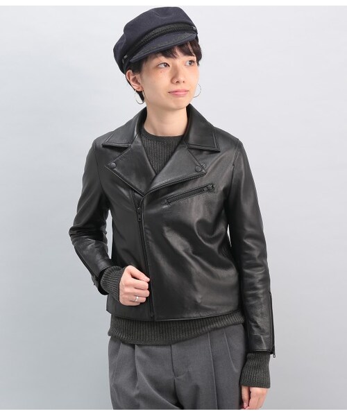 LE JUN（ルジュン）の「レザーライダースジャケット（ジャケット/アウター・ブラック・S/M）」の3枚目の写真