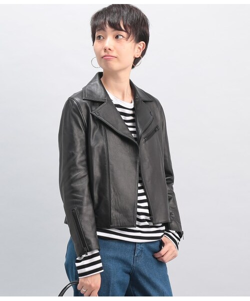 LE JUN（ルジュン）の「レザーライダースジャケット（ジャケット/アウター・ブラック・S/M）」の10枚目の写真