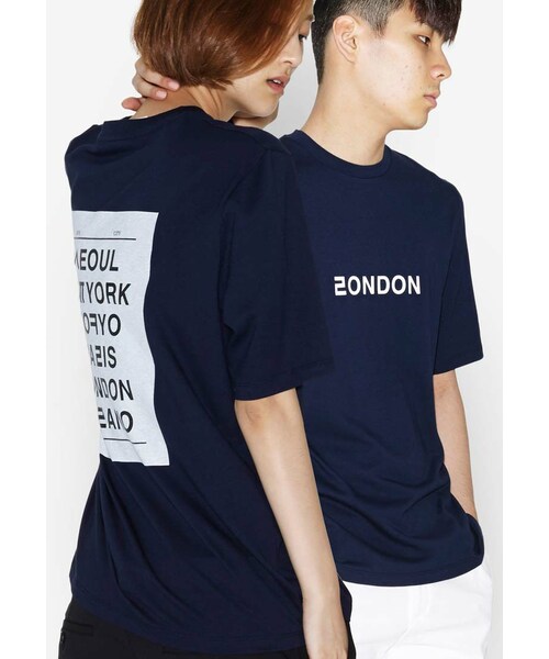 NOHANT(ノアン)の「Love City London T-Shirt(トップス・レディース・Navy・S/M/L)」の1枚目の写真