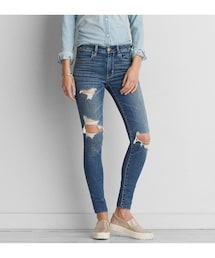 American Eagle | AEOデニムXハイライズジェギング(デニムパンツ)