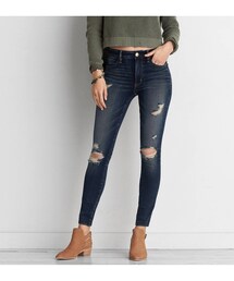 American Eagle | AEOデニムX4ハイライズジェギング(デニムパンツ)