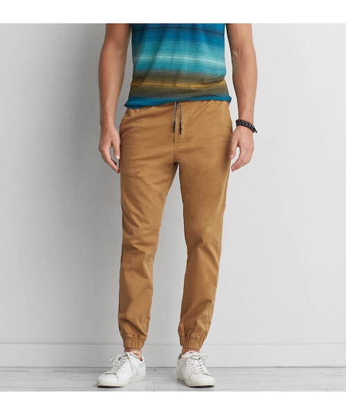 American Eagle(アメリカンイーグル)の「AEOエクストリームフレックスジョガー(その他パンツ・メンズ・ボールドブラック/キャンパスカーキ/フィールドカーキ・XS/S/M/L/XL/XXL)」の2枚目の写真
