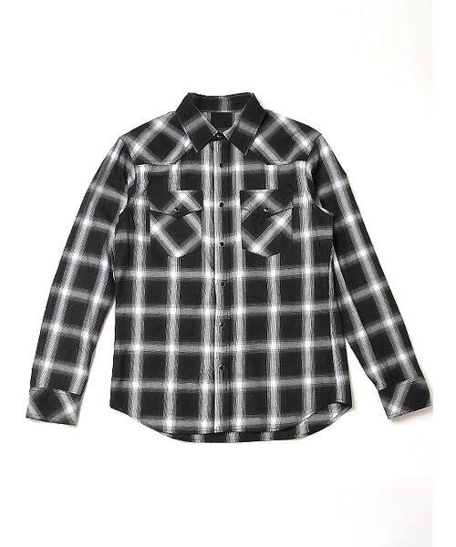 JACKROSE(ジャックローズ)の「LMオンブレチェックWT(トップス・メンズ・ブラック/レッド/ブルー・M/L/XL)」の9枚目の写真