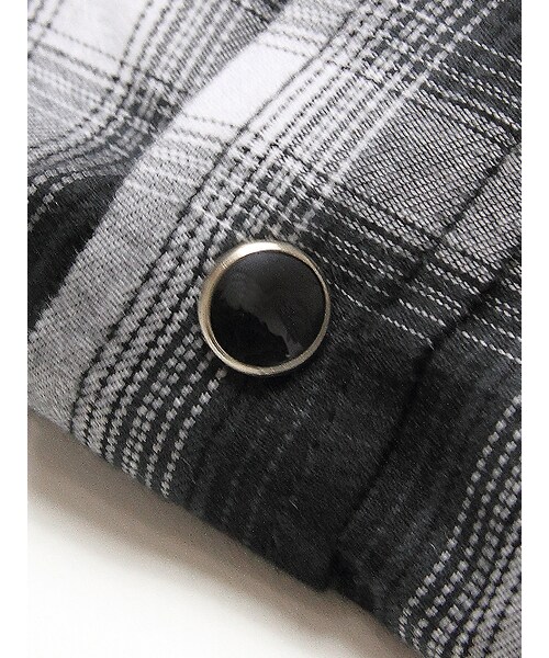 JACKROSE(ジャックローズ)の「LMオンブレチェックWT(トップス・メンズ・ブラック/レッド/ブルー・M/L/XL)」の5枚目の写真