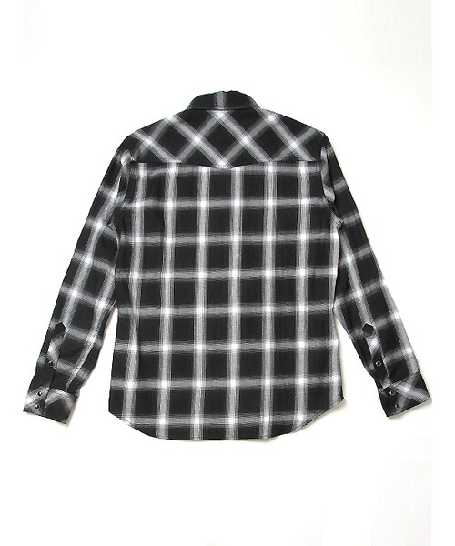 JACKROSE(ジャックローズ)の「LMオンブレチェックWT(トップス・メンズ・ブラック/レッド/ブルー・M/L/XL)」の10枚目の写真