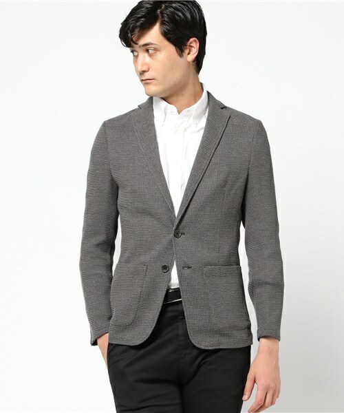 MEN'S BIGI（メンズビギ）の「ジャケット（テーラードジャケット・メンズ・グレー/ネイビー・S/M/L/LL）」の2枚目の写真