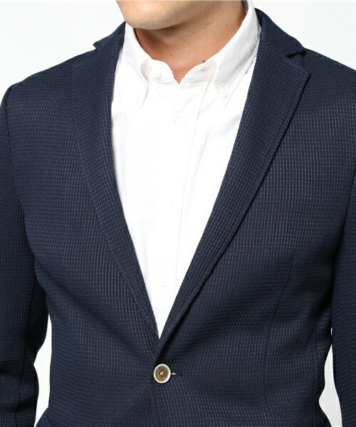 MEN'S BIGI（メンズビギ）の「ジャケット（テーラードジャケット・メンズ・グレー/ネイビー・S/M/L/LL）」の6枚目の写真