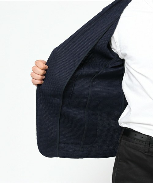 MEN'S BIGI（メンズビギ）の「ジャケット（テーラードジャケット・メンズ・グレー/ネイビー・S/M/L/LL）」の9枚目の写真