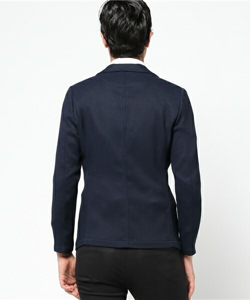 MEN'S BIGI（メンズビギ）の「ジャケット（テーラードジャケット・メンズ・グレー/ネイビー・S/M/L/LL）」の4枚目の写真