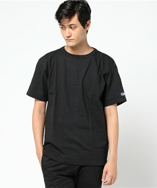 Champion(チャンピオン)の「T1011 US T SHIRT C5-P301(Tシャツ/カットソー・メンズ・ホワイト/ブラック/グレー/ブルー/ネイビー・SMALL/LARGE/X-LARGE/MEDIUM)」の2枚目の写真