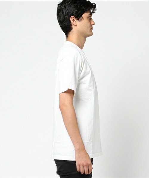 Champion(チャンピオン)の「T1011 US T SHIRT C5-P301(Tシャツ/カットソー・メンズ・ホワイト/ブラック/グレー/ブルー/ネイビー・SMALL/LARGE/X-LARGE/MEDIUM)」の6枚目の写真