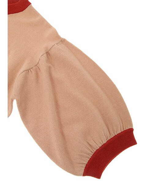 w closet(ダブルクローゼット)の「【A/W】バイカラーニットプルオーバー(トップス・レディース・ピンクベージュ/ミント/ブラック・FREE)」の9枚目の写真