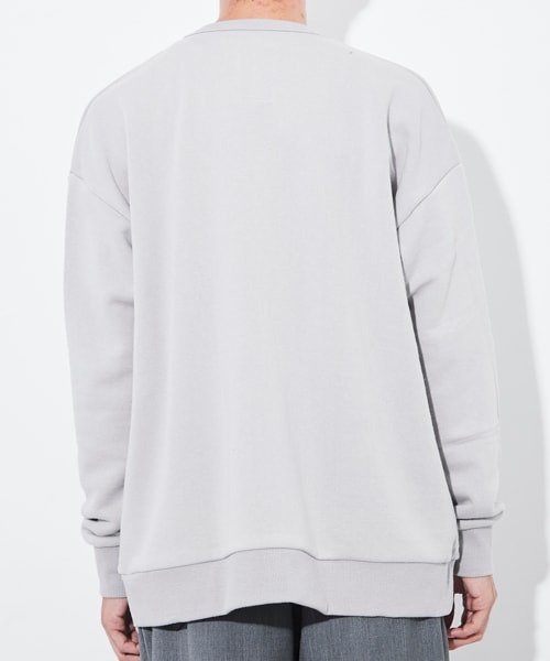 SHAREEF（シャリーフ）の「アップルプリントルーズスウェット グレー  