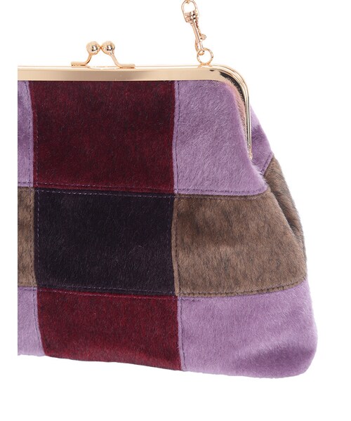 merry jenny パッチワークがま口バッグ merry jenny（メリージェニー）の「パッチワークがま口bag（ショルダー