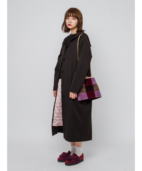 merry jenny パッチワークがま口バッグ merry jenny（メリージェニー）の「パッチワークがま口bag（ショルダー