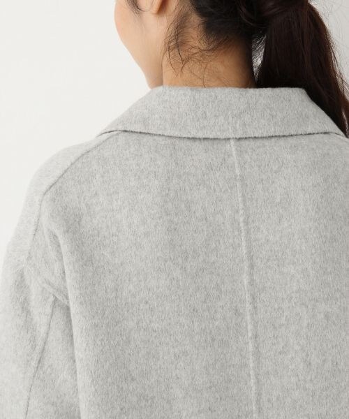 A part by（アパートバイ）の「WP/Wフェイスロングチェスター（ジャケット/アウター・ライトグレー×グレー/グレー×ネイビー・F）」の14枚目の写真