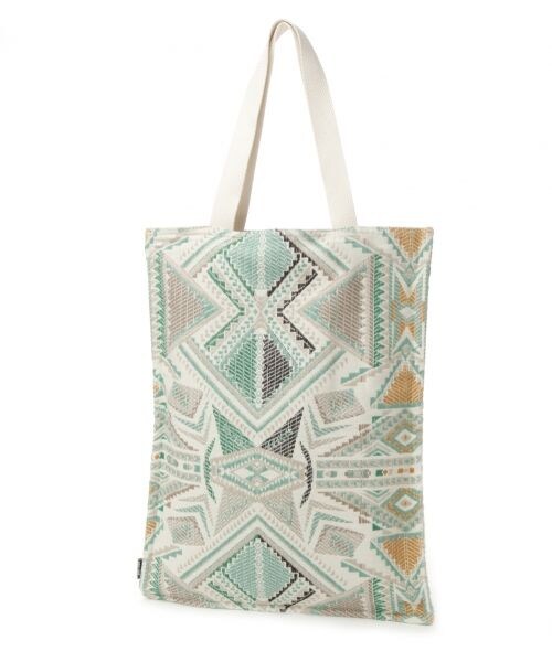 niko and...（ニコアンド）の「オリジナル ジャカードバッグ（バッグ・ブラック/レッド/グリーン/ブルー・F）」の2枚目の写真