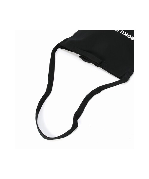 WISM（ウィズム）の「BOKU HA TANOSII BAG ショウ（バッグ・ブラック/ホワイト・フリー）」の5枚目の写真