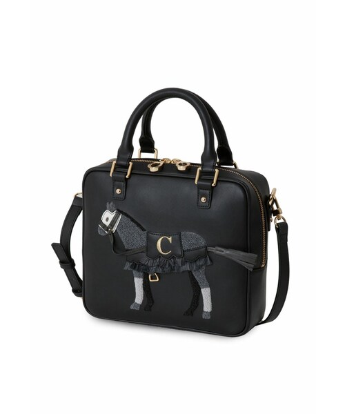 lapalette（ラパレット）の「Terry 小馬造型托特包（バッグ・レディース・黑色・One Size）」の2枚目の写真