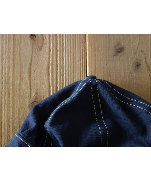 COOCHUCAMP（クーチューキャンプ）の「【完売御礼】COOCHUCAMP クーチューキャンプ HAPPY METRO HAT HERINBONEハッピーメトロハット ヘリンボーン  KHA&NVY カーキ＆ネイビー（ハット・メンズ・その他）」の4枚目の写真