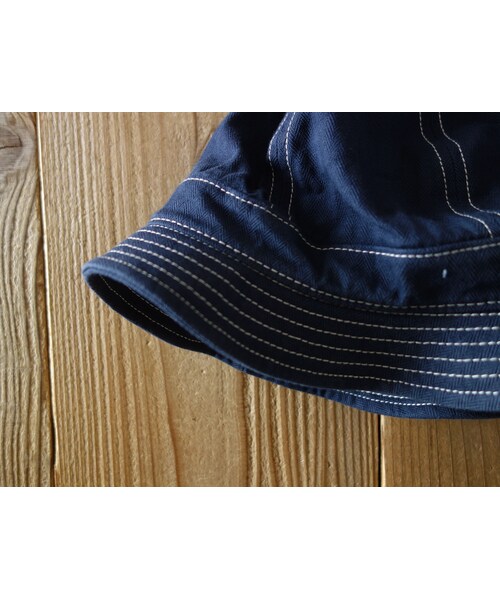 COOCHUCAMP（クーチューキャンプ）の「【完売御礼】COOCHUCAMP クーチューキャンプ HAPPY METRO HAT HERINBONEハッピーメトロハット ヘリンボーン  KHA&NVY カーキ＆ネイビー（ハット・メンズ・その他）」の5枚目の写真