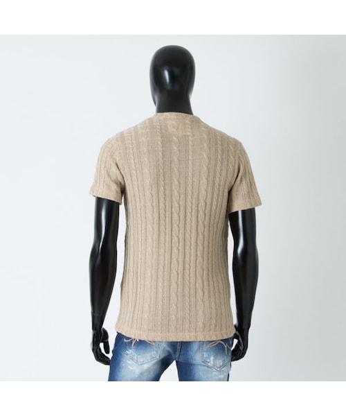 CALL&RESPONSE（コールアンドレスポンス）の「ケーブル半袖ＴＥＥ　/ 161-1324-25（Tシャツ/カットソー・メンズ・その他）」の4枚目の写真