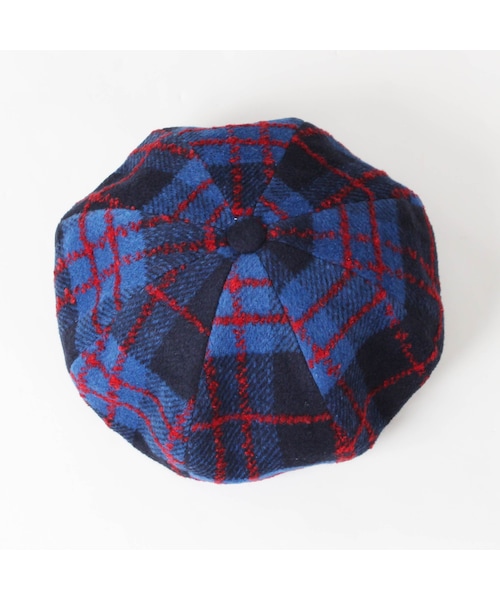 BOOFOOWOO（ブーフーウー）の「【Grin Buddy】トラッドベレー帽（その他・キッズ・ブルー/ブラウン/グレー・54cm）」の5枚目の写真